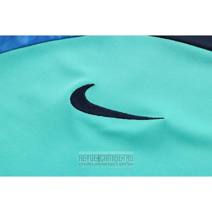 Chandal del Barcelona Manga Corta 2022-2023 Verde - Pantalon Corto